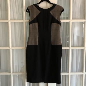 Anne Klein Black and Gold Sparkle Dress